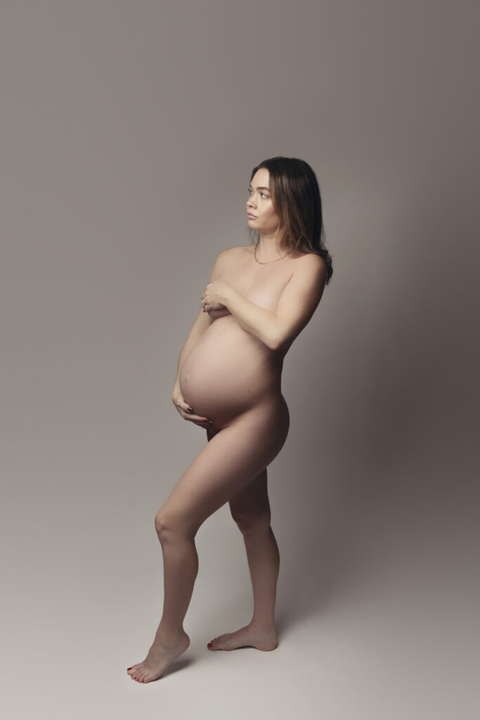 pregnancy photography Phoenix, studio maternity session