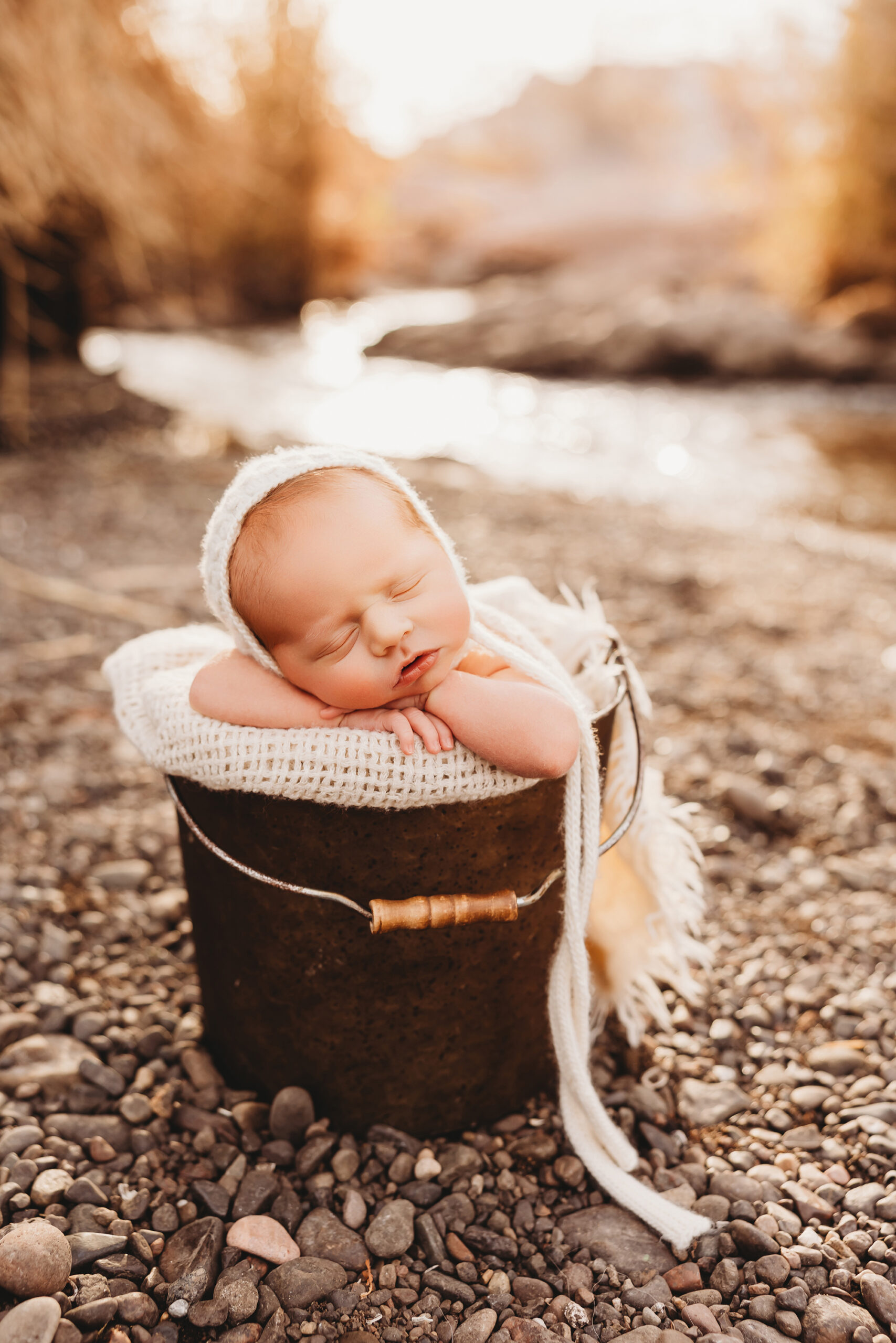 Stunning Sunset Newborn and Family Photography Session in Phoenix