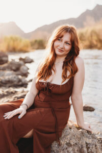 Phoenix senior session for graduation at salt river 