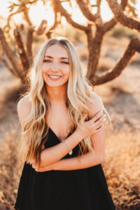 Inspiration for senior portraits in phoenix at lost dutchman state park