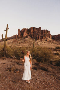 Phoenix senior portrait session at Lost Dutchman State Park 