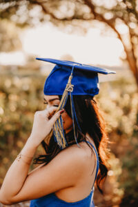 Gilbert Senior Session at Creekside estates in peoria