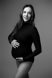Phoenix editorial maternity session body suite picture pregnant mom