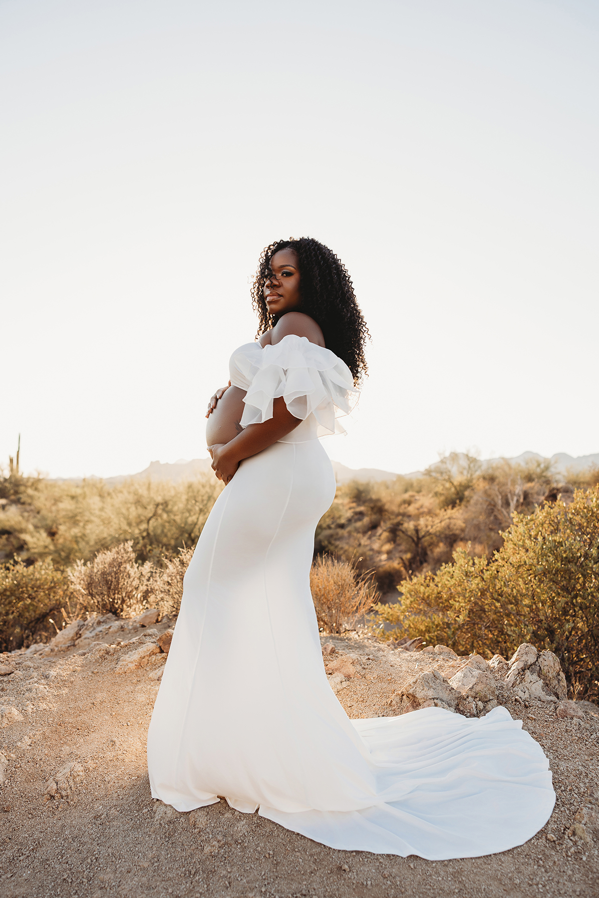 Lost Dutchman State Park maternity session