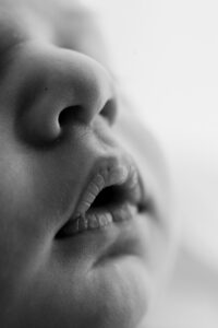 Phoenix Lifestyle newborn photography close up of newborn lips