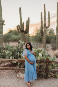 phoenix sunset maternity picture