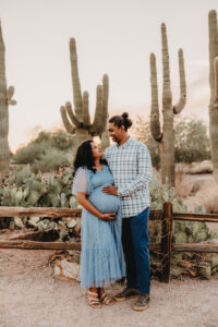 phoenix sunset maternity picture
