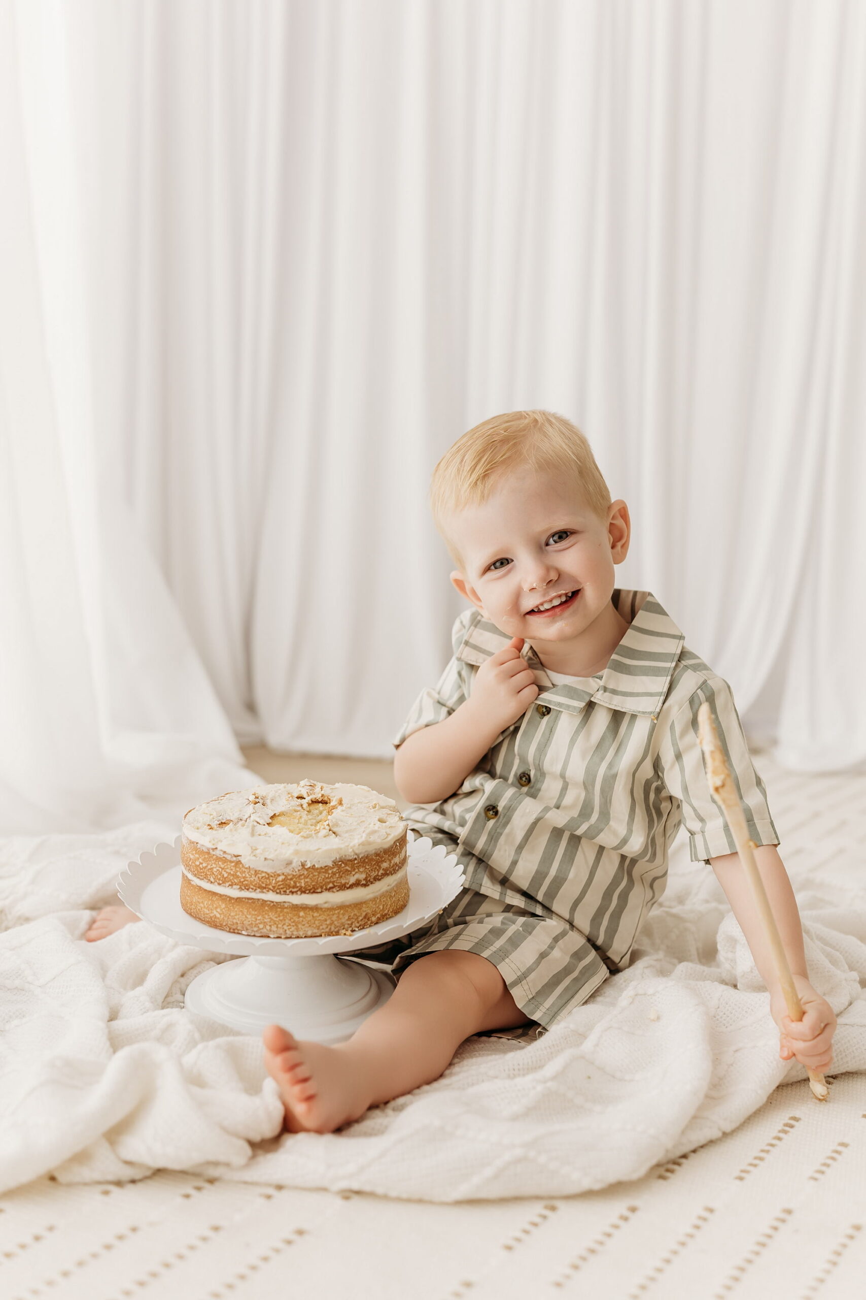 Cake Smash Photography for 2nd birthday