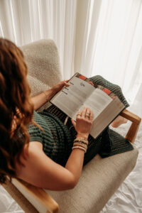 bible during branding photos