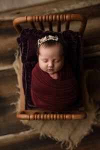 baby in newborn session in scottsdale AZ 