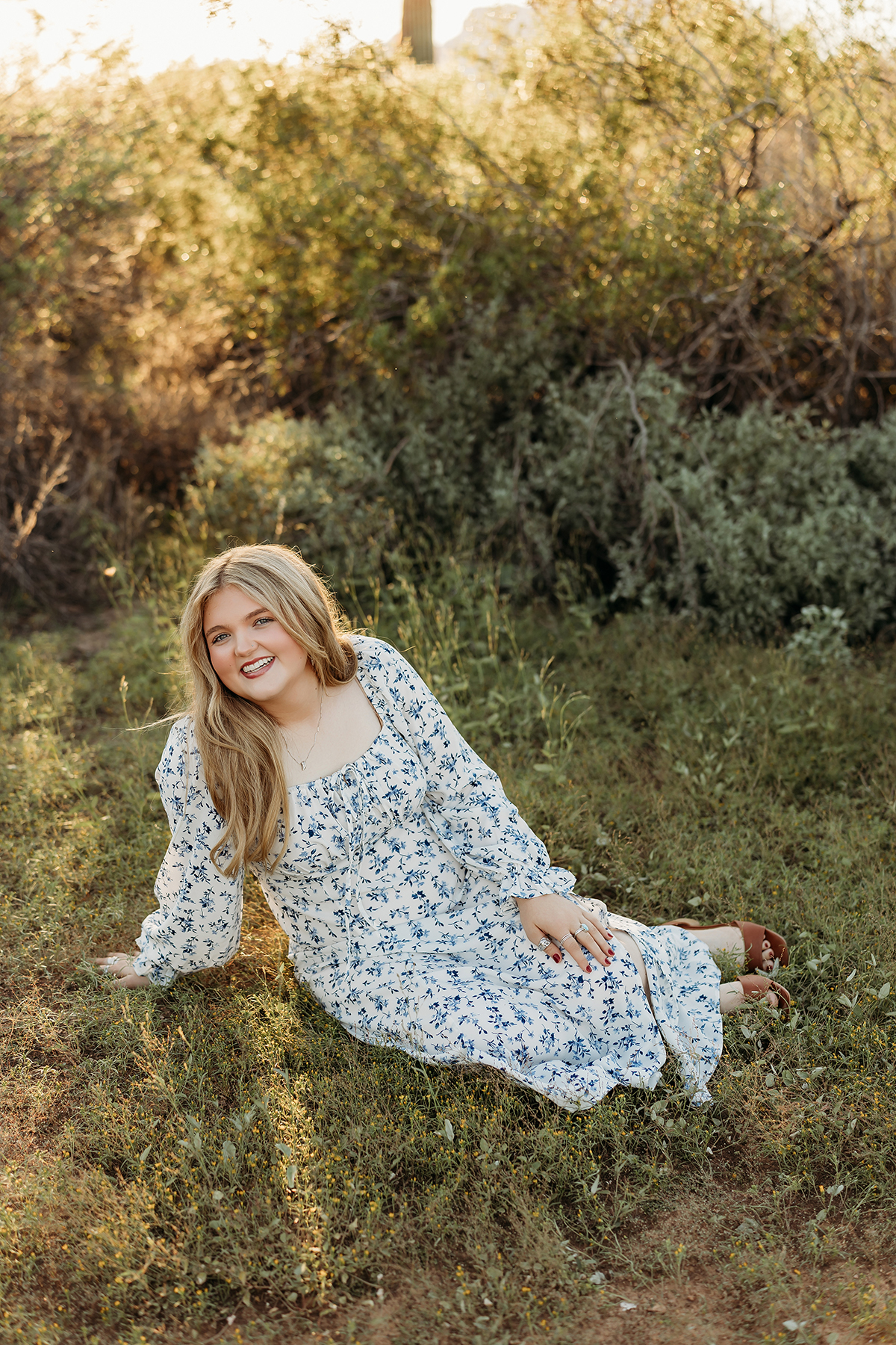 Phoenix sunset senior photoshoot